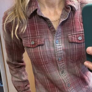 Patagonia women flannel shirt